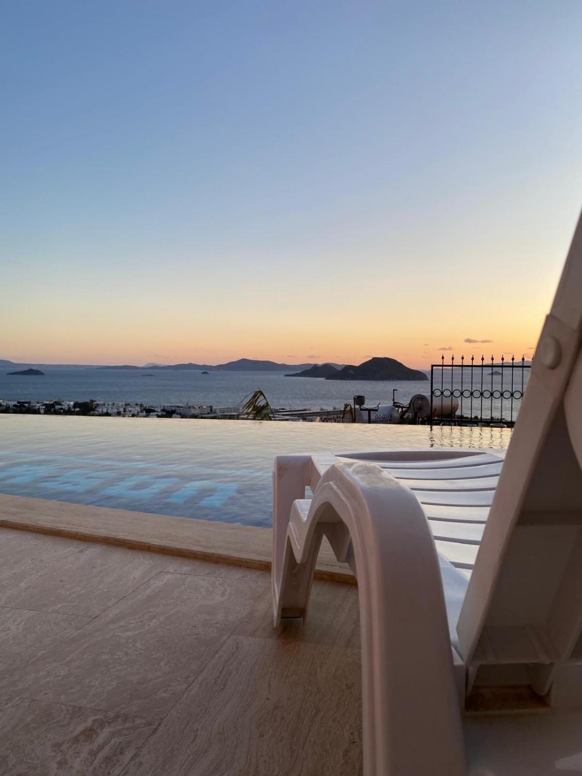 Bodrum Eason Villa & House 350M2 Full Sea View With Private Infinity Pool Exterior foto