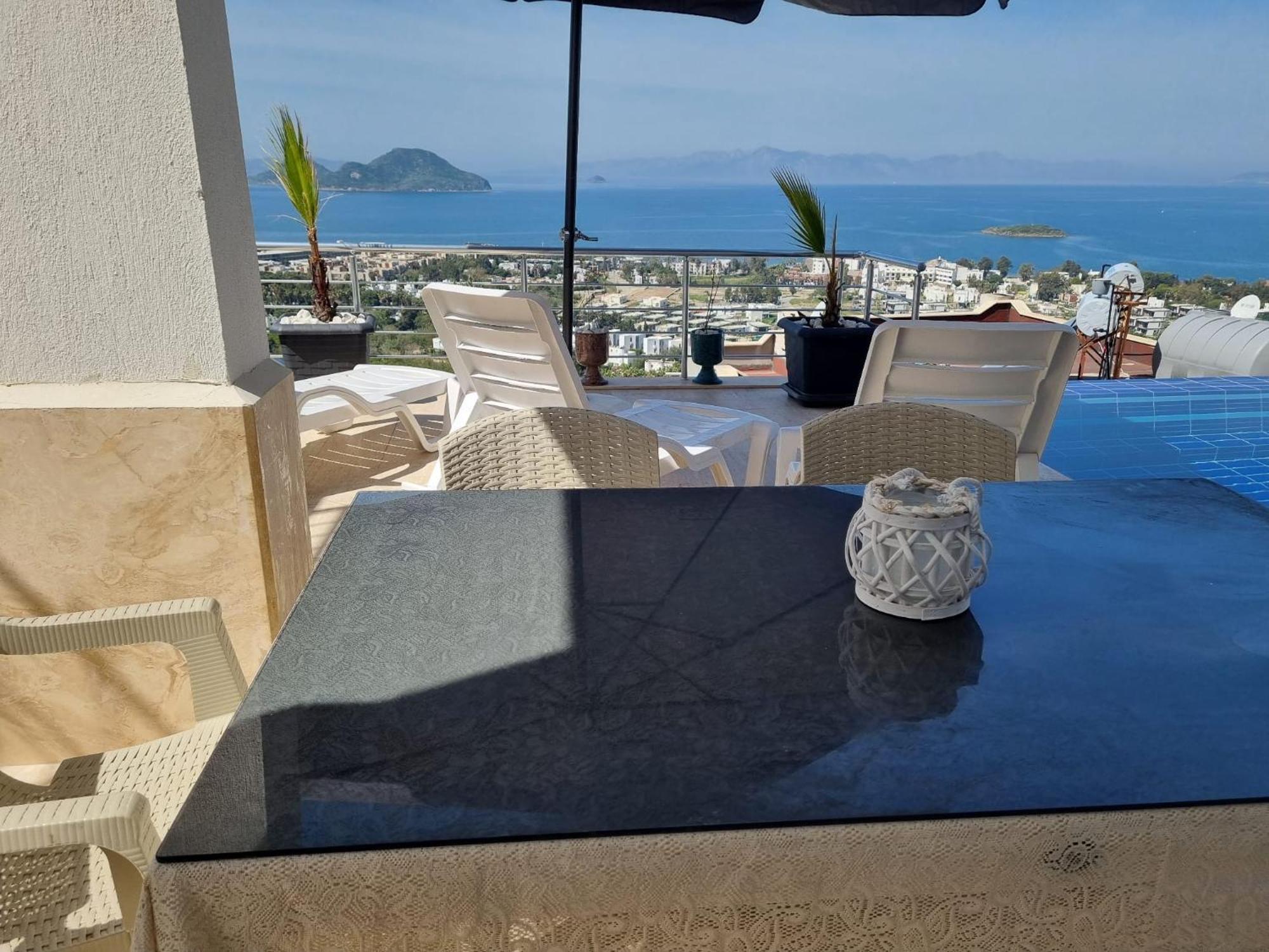 Bodrum Eason Villa & House 350M2 Full Sea View With Private Infinity Pool Exterior foto